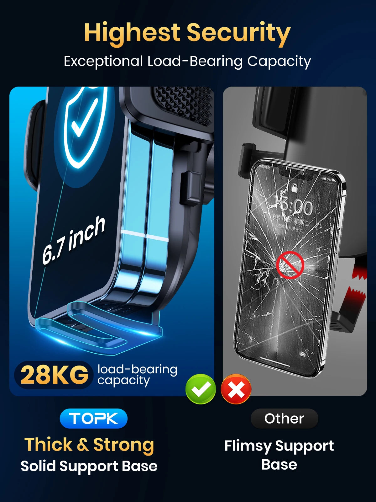 Phone Holder (For Air Vent)