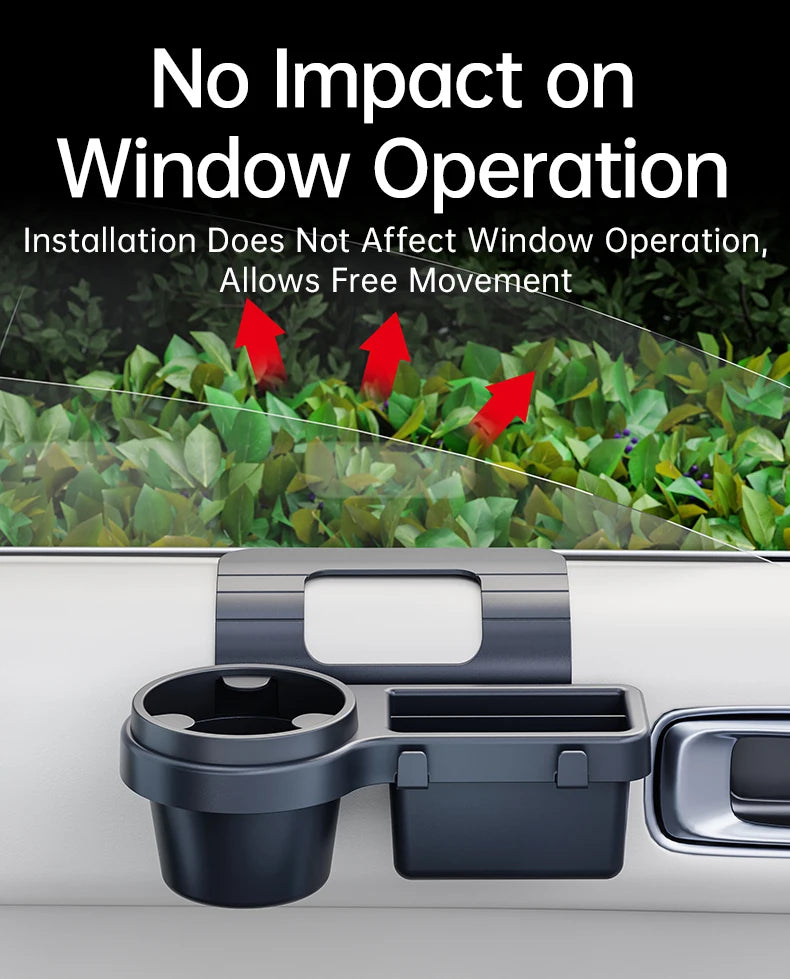 Car Window Door Cupholder