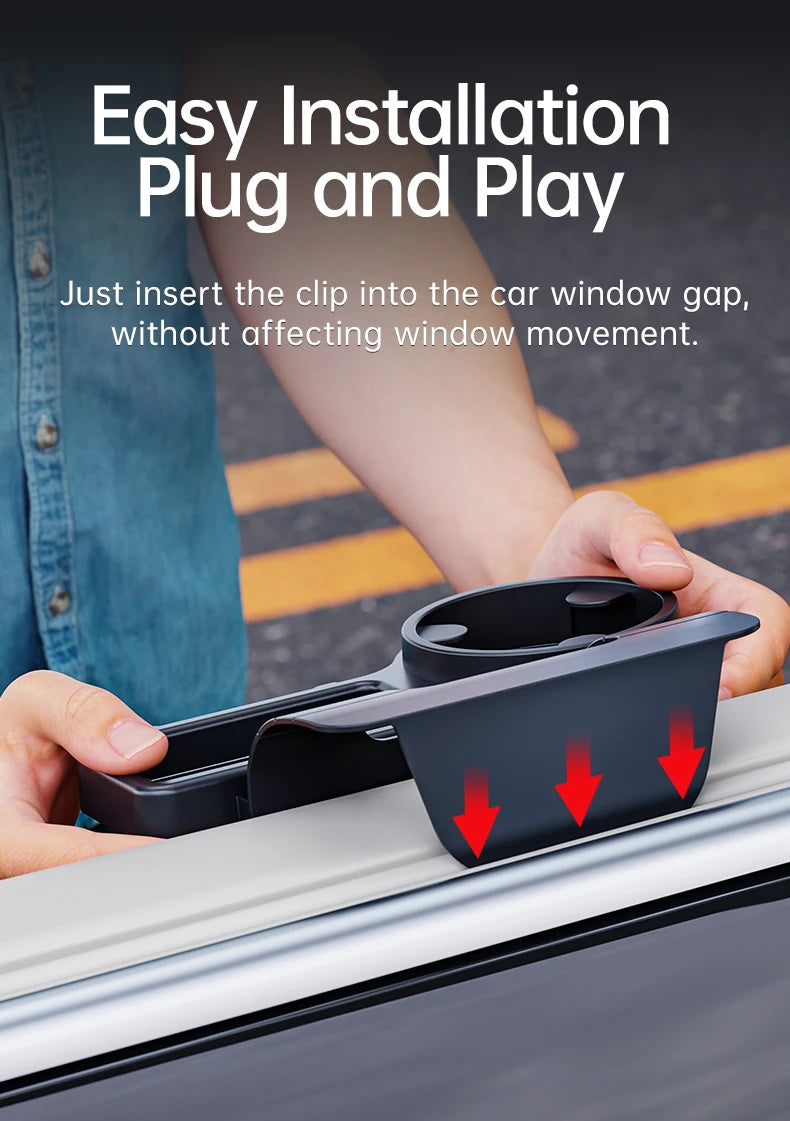 Car Window Door Cupholder
