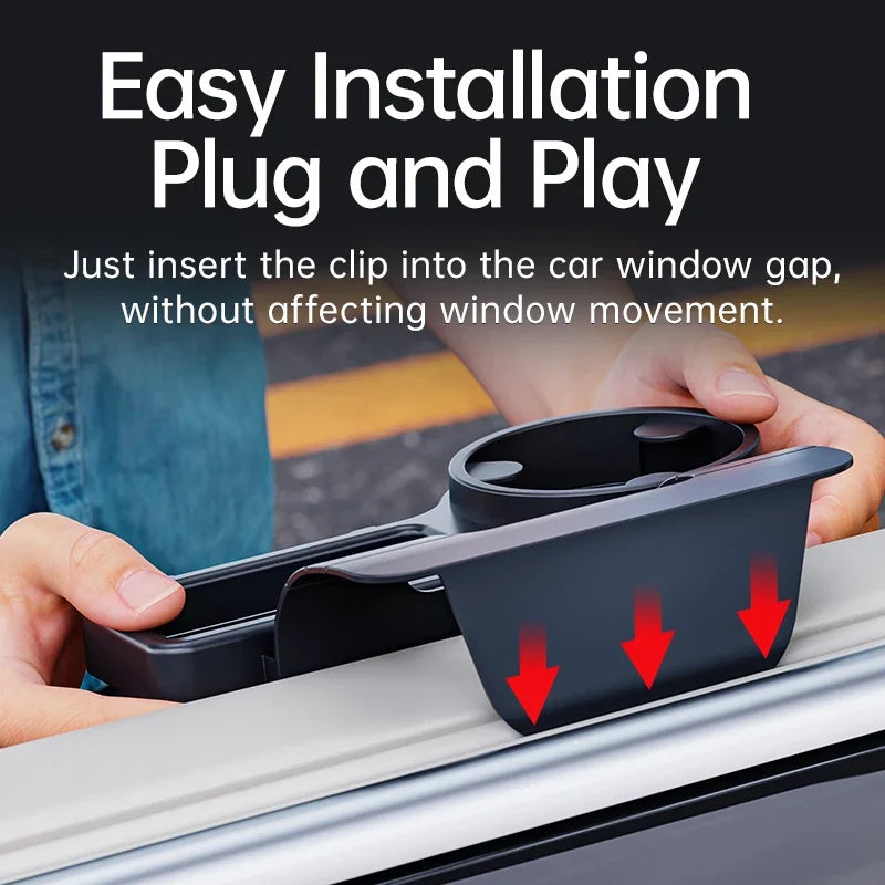 Car Window Door Cupholder