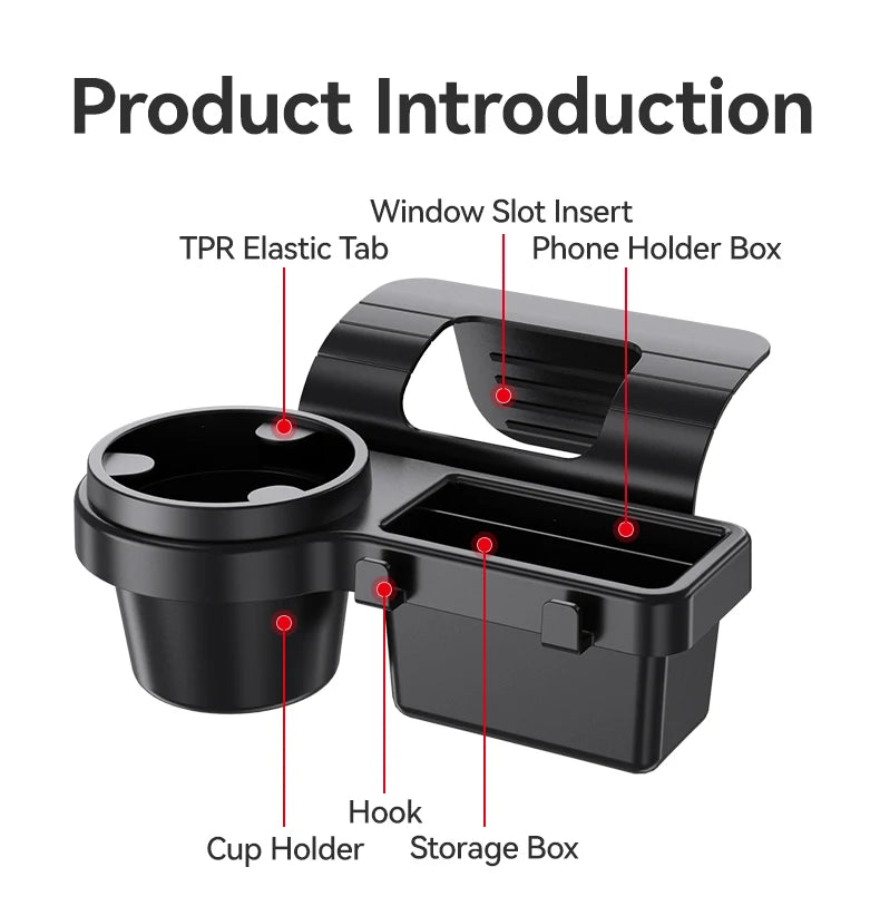 Car Window Door Cupholder